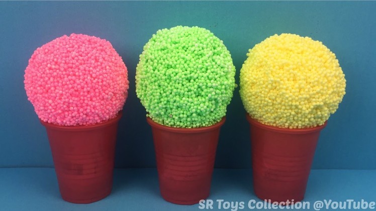 Foam Clay Ice Cream Surprise Eggs Mickey Mouse Superman Inside Out Captain America The Good Dinosaur