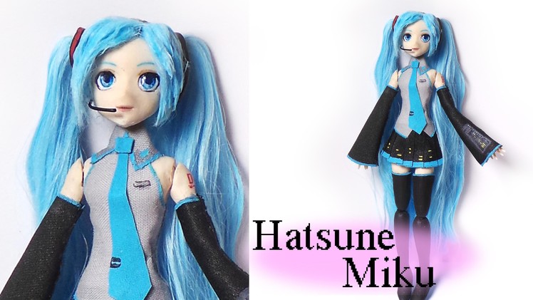 Hatsune Miku Inspired Doll (Poseable) - Polymer Clay Tutorial