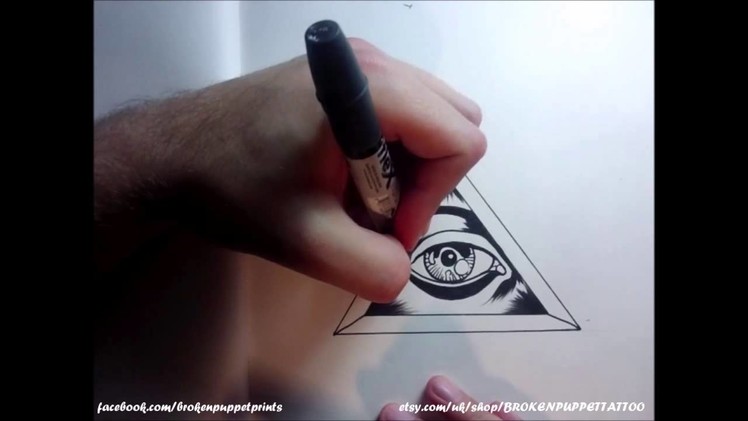 How to Draw an All Seeing Eye By thebrokenpuppet