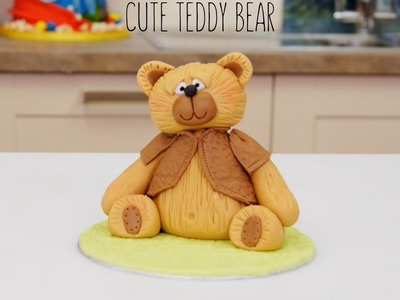 How To Make a Fondant.Icing Teddy Bear Cake Topper | Paul Bradford Sugarcraft School
