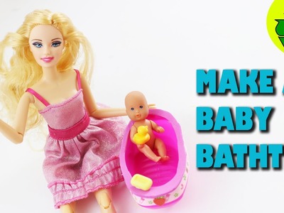 How to Make a Functional Baby Bathtub for your Doll - Doll Crafts