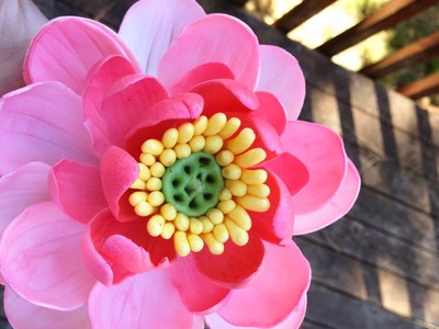 How to make a Lotus Flower (Gumpaste)