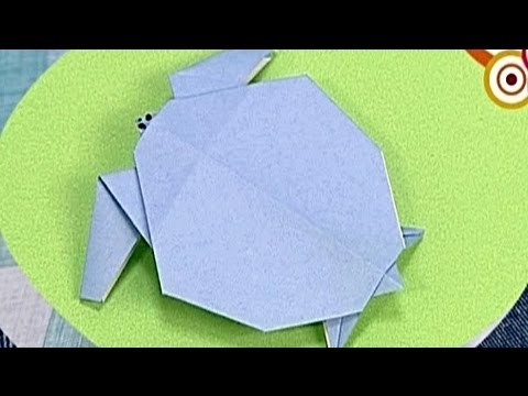 How to make a Paper Turtle (Tutorial) - Paper Friends 10 | Origami for Kids