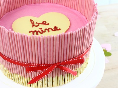 How to Make a Valentine's Day Pocky Cake!