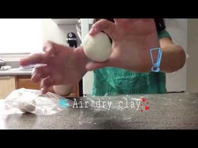 How to make air dry clay without vinegar.