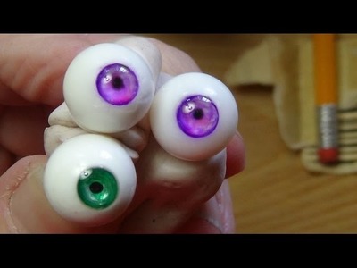 How to make beautiful glass eyes for your dolls