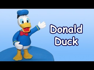 How to make Donald duck (Cake Topper). Cómo hacer a Donald para decorar tortas
