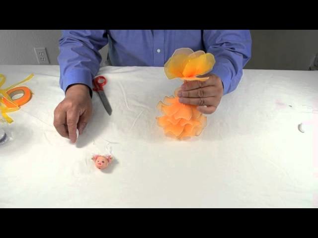 How to Make Nylon Flower Angel