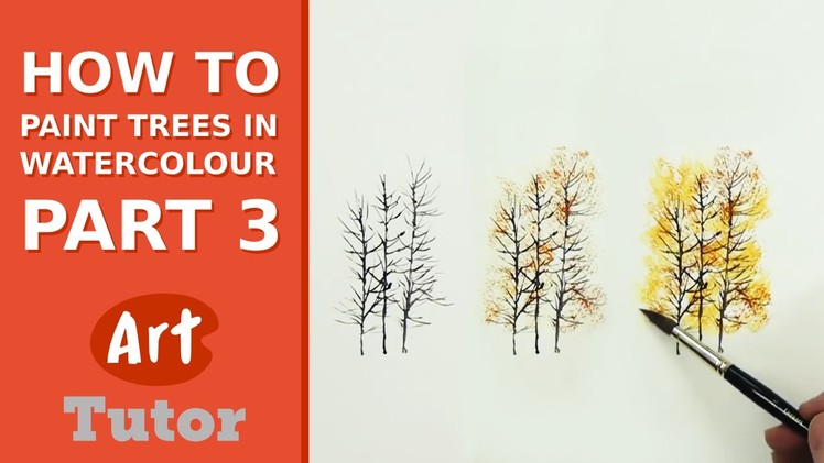 How to Paint Trees in Watercolour - Part 3