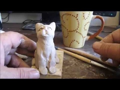 How To Sculpt A Cat In Clay