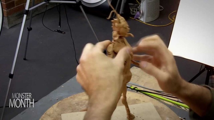 HOW TO SCULPT A CREATURE CORE MONSTER - MONSTER MONTH - DAY 13