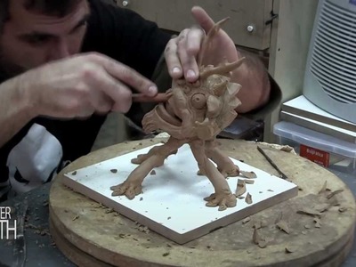 HOW TO SCULPT JAPANESE ANIME MANGA STYLED  FOREST GUARDIAN MONSTER  MONTH - DAY 15
