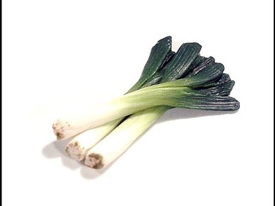 Howto Make Miniature Leeks in 12th Scale - Angie Scarr Fruit & Vegetables DVD
