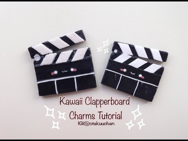 Kawaii Clapperboard Charms Tutorial