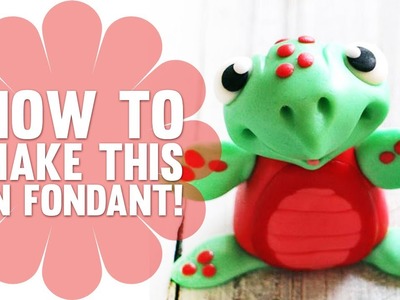 Learn how to make a Cute Fondant Turtle - Cake Decorating Tutorial