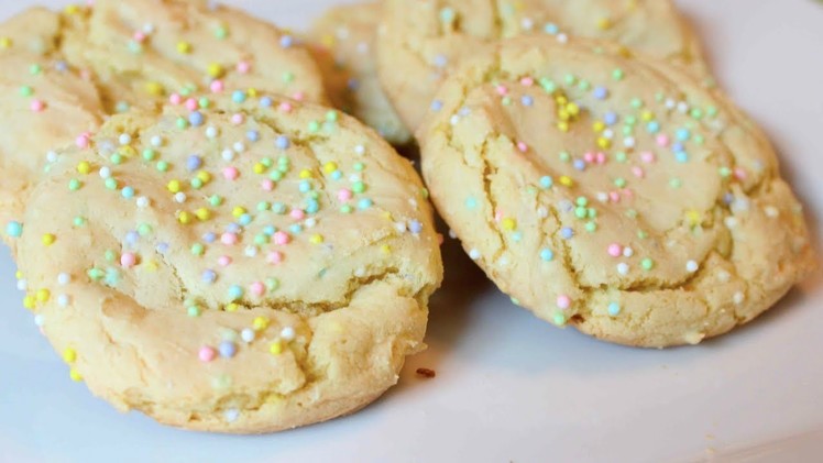 Let's Bake Sprinkle Cake Batter Cookies!