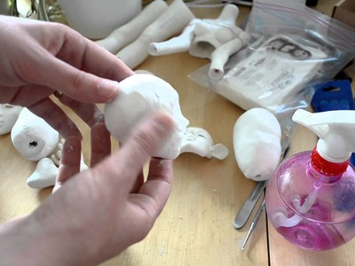 Making my clay BJD part 3.3