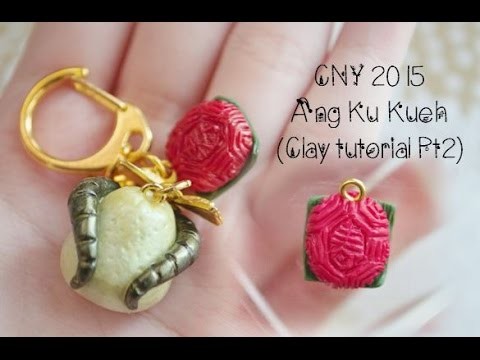 Miniature Ang Ku Kueh {Clay Tutorial}