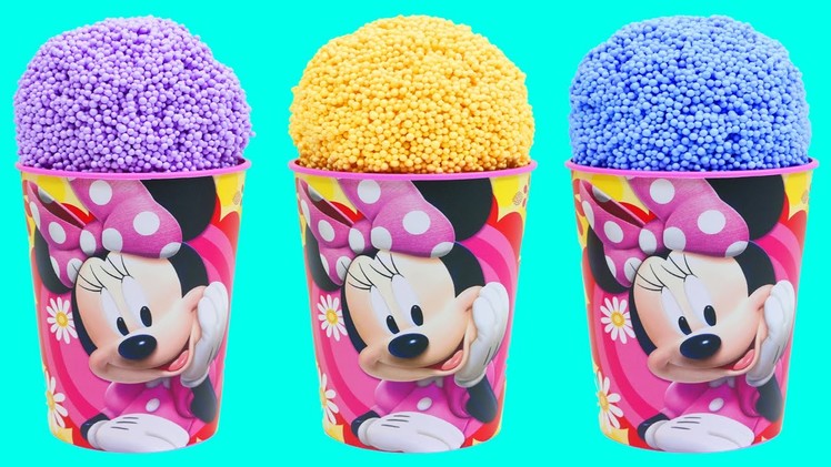 Minnie Mouse Clay Foam Surprise Eggs Ice Cream Cups Disney Minions Shopkins Spongebob