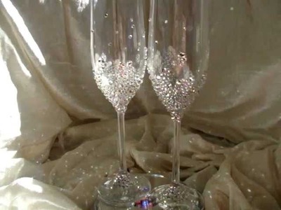 My Swarovski -  wedding glass - part2.MPG