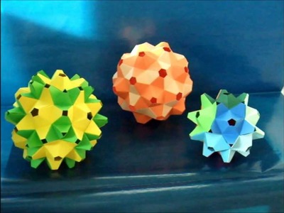 Origami - modular - kusudama - flower kusudama - tutorial - dutchpapergirl
