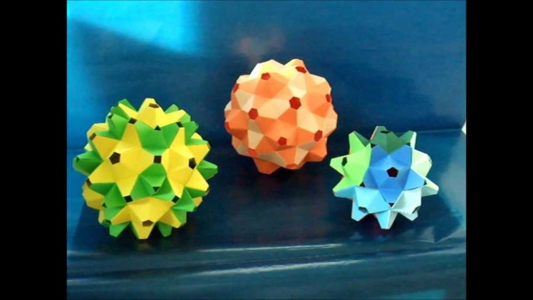Origami - modular - kusudama - flower kusudama - tutorial - dutchpapergirl