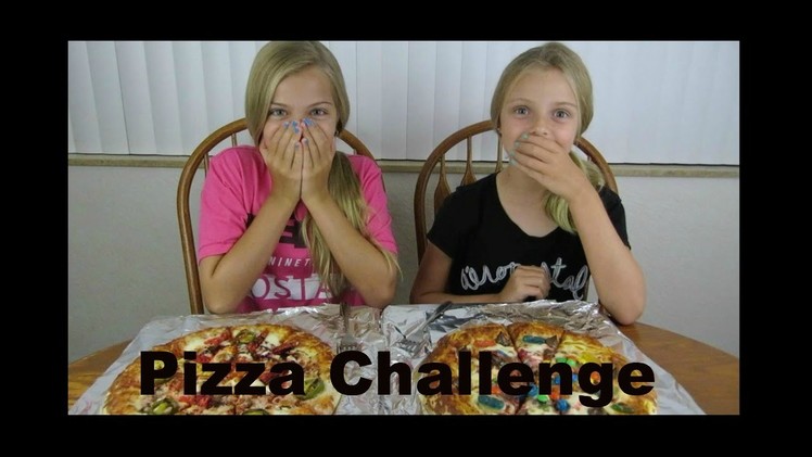 Pizza Challenge ~ Jacy and Kacy