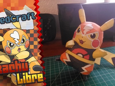 Pokemon Papercraft ~ Pikachu Libre  ~