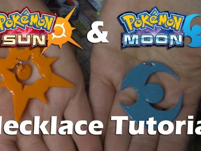 Pokemon Sun and Moon Polymer Clay Necklace Tutorial