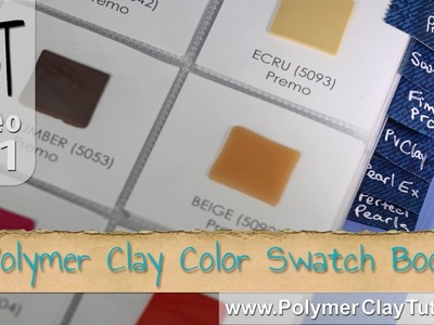 Polymer Clay Color Swatch Book