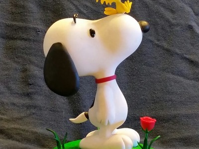 Polymer Clay Snoopy timelapse