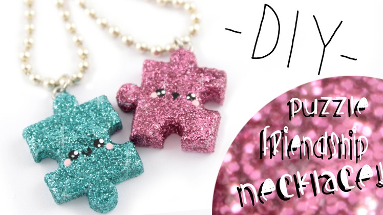 Puzzle Friendship Necklaces! -DIY- | Kawaii Friday