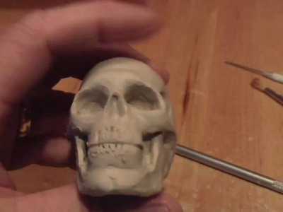 Sculpting a Human Skull-part 3 of 3