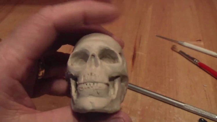 Sculpting a Human Skull-part 3 of 3