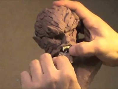 SCULPTING A WEREWOLF BUST with  TONY CIPRIANO