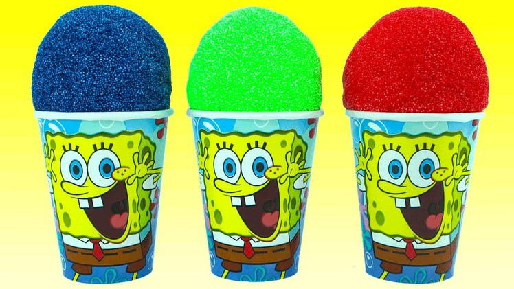SpongeBob Foam Clay Surprise Eggs Ice Cream Cups Peppa Pig Minions Teletubbies Anpanman MLP