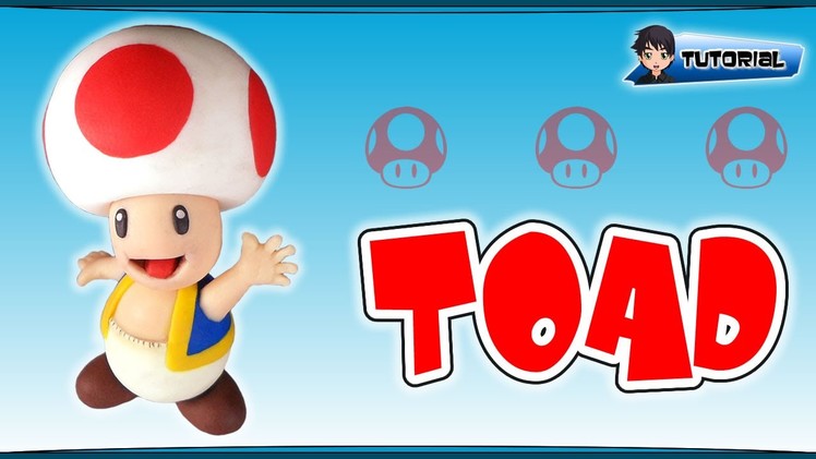 Toad (Mario) - Polymer Clay TUTORIAL (Fimo)