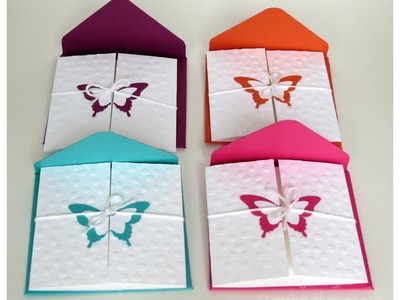 3 x 3 Elegant Butterfly Card Set