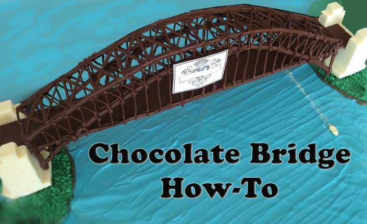 Chocolate Sydney Harbour Bridge Australia Day fireworks HOW TO COOK THAT Ann Reardon
