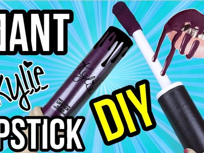 DIY Giant Kylie Jenner Lipstick!