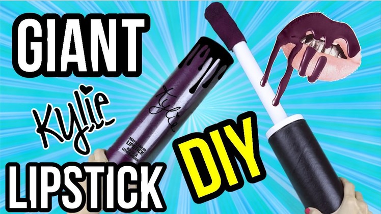 DIY Giant Kylie Jenner Lipstick!