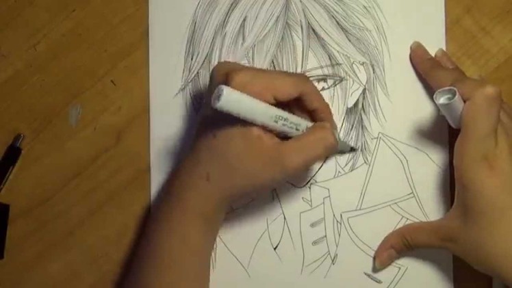 Drawing Zero from Vampire Knight