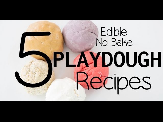 Five Edible Playdough Recipes | Alison from Millennial Moms