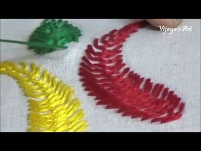 Hand  Embroidery - Cretan Stitch