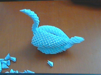 HOW TO MAKE 3D ORIGAMI  SWAN (MODEL6)