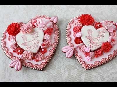 How to Make Embossed Heart Cookies (A Valentine's Day Project)
