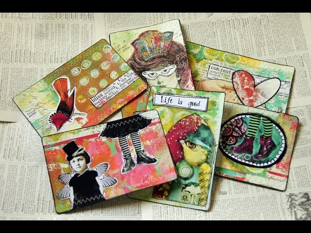 Mail Art Postcards - Heart Journaling Video #8