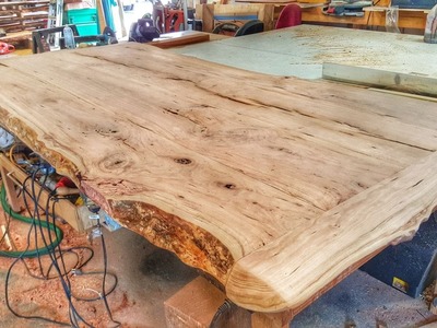 Making a Cherry Wood Table from a Log