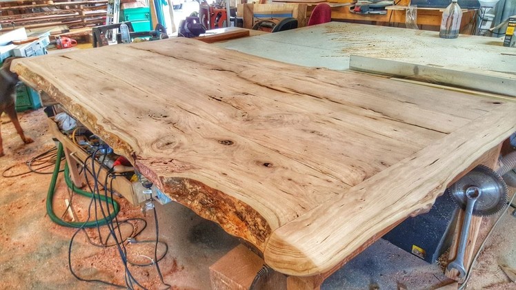 Making a Cherry Wood Table from a Log
