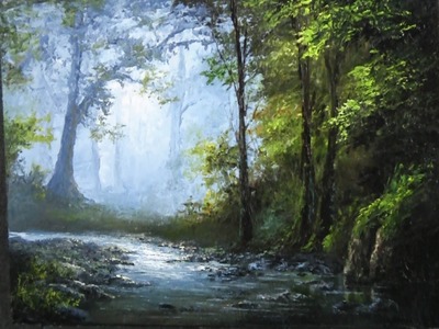 Paint with Kevin Hill - Palette Knife Only Landscape Painting